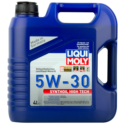Синтетическое моторное масло Synthoil High Tech 5W-30 - 4 л